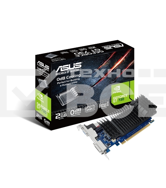 Видеокарта Asus GT730-SL-2GD5-BRK nVidia GeForce GT 730 2048Mb 64bit GDDR5 902/5010 DVIx1/HDMIx1/CRTx1/HDCP PCI-E Ret