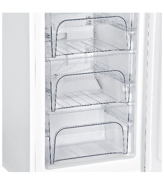 Холодильник Hyundai CC2056FWT белый двухкамерный 129/64л морозилка снизу, No Frost