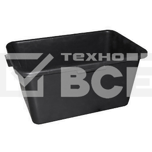 Таз строительный прямоугольный Rexant пластмассовый 45л 89-0287