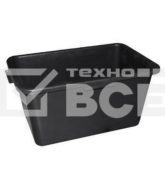 Таз строительный прямоугольный Rexant пластмассовый 45л 89-0287
