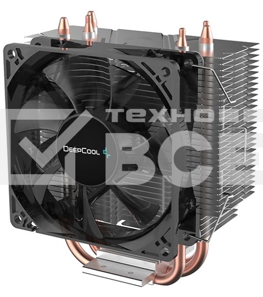 Кулер для процессора DEEPCOOL GAMMAXX 300 FURY серебристый, 95 мм, алюминий/медь, 1800 об/мин, 21 дБ, 4 pin, 130 Вт, 130.5 мм