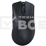 Мышь беспроводная/проводная Razer DeathAdder V3 Pro черный, 30000 dpi, радиоканал, USB, кнопки - 6, фото 1