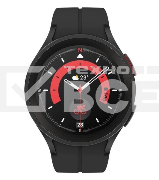 Умные часы Samsung Galaxy Watch 5 Pro 45мм 1.4' AMOLED корп.черный рем.черный (SM-R920NZKAMEA)