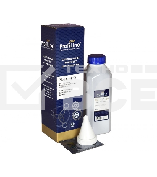Заправочный комплект PL-TL-425X для принтеров Pantum P3305dn/P3305dw/M7105dn/M7105dw  (тонер 200гр + чип + воронка) ProfiLine
