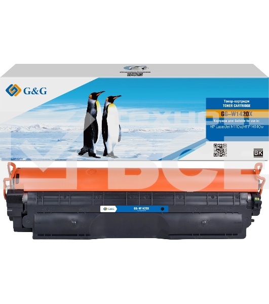 Картридж лазерный G&G GG-W1420X (W1420A) черный (2000 стр.) для HP LJ M110w/MFP M140w
