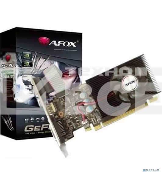 Видеокарта AFOX Geforce GT730 4GB DDR3 128Bit DVI HDMI VGA LP Single Fan