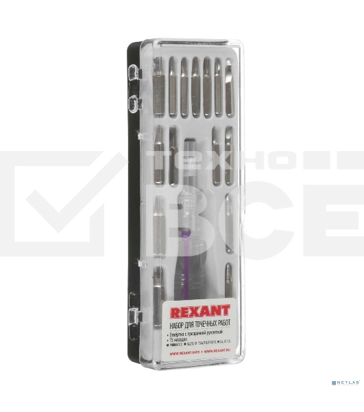 Набор отверток для точечных работ 16 предметов Rexant 12-4704
