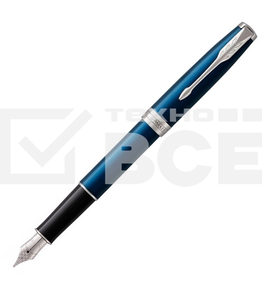 Ручка перьевая Parker Sonnet Core F539 (1945364) LaqBlue CT M сталь нержавеющая подар.кор.