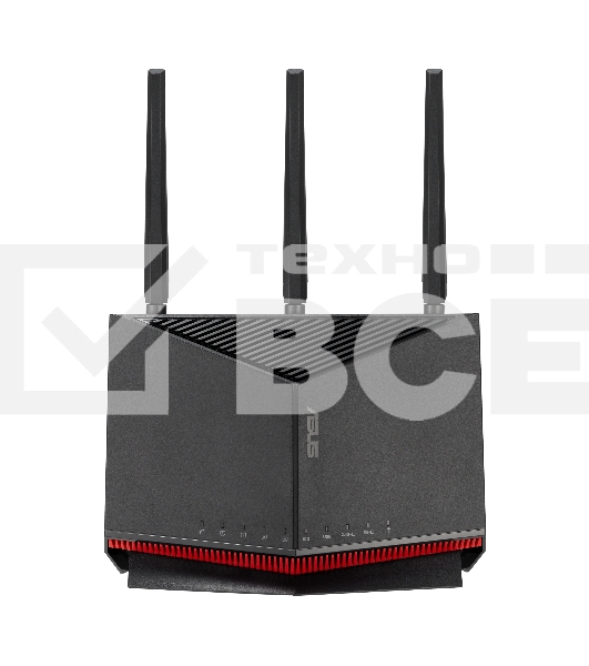 Маршрутизатор ASUS RT-BE86U, черный/красный, 90IG08W0-MO9A0V