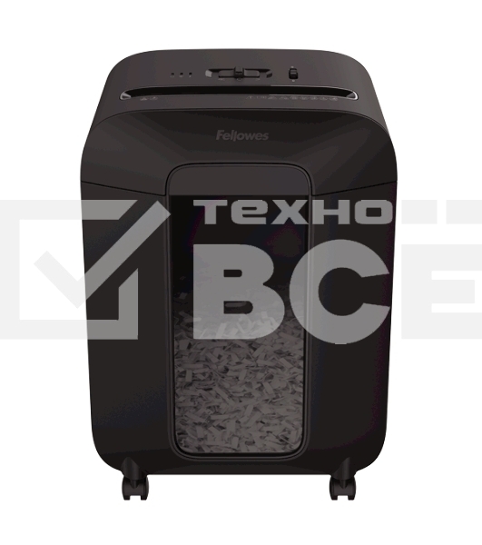 Шредер Fellowes PowerShred LX85 (секр.P-4)/перекрестный/12лист./19лтр./скрепки/скобы/пл.карты