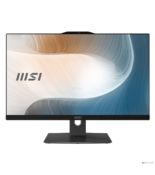 Моноблок MSI Modern AM242P 1M-1031XRU 23.8'(1920x1080 (матовый) IPS)/Intel Core 5 120U(1.4Ghz)/8192Mb/512PCISSDGb/noDVD/Int:Intel® Graphics/Cam/BT/WiFi/war 1y/4.65kg/черный/noOS + Wireless KB+M (9S6-AE0721-1475)