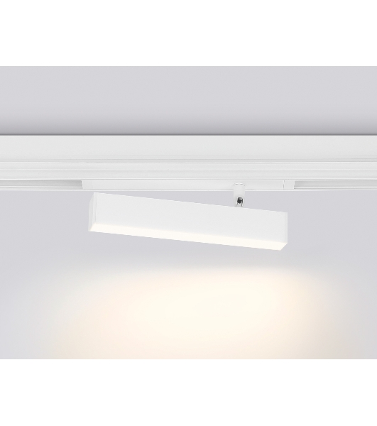 Управляемый светодиодный светильник для шинопровода Magnetic Ambrella light GL1321 WH белый IP20 12W 3000K-6400K 220V 120° 232*25*112 (Без ПДУ)