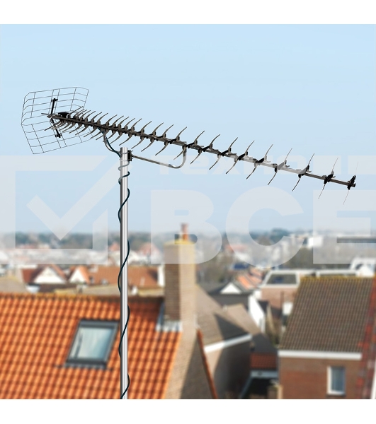 ТВ антенна наружная «Активная» для цифрового ТВ DVB-T2, RX-415 Rexant