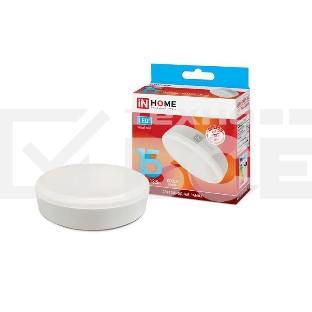 Лампа светодиодная LED-GX53-VC15Вт 230В 4000К 1350лм IN HOME 4690612020822