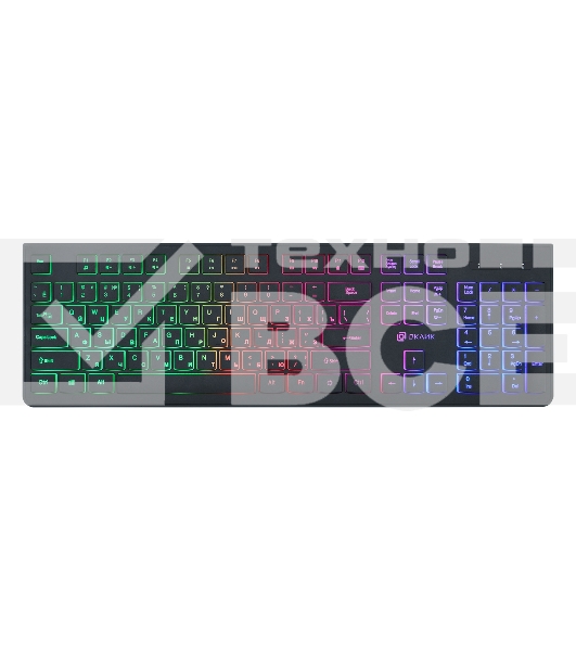 Клавиатура Oklick 440ML черный USB slim LED