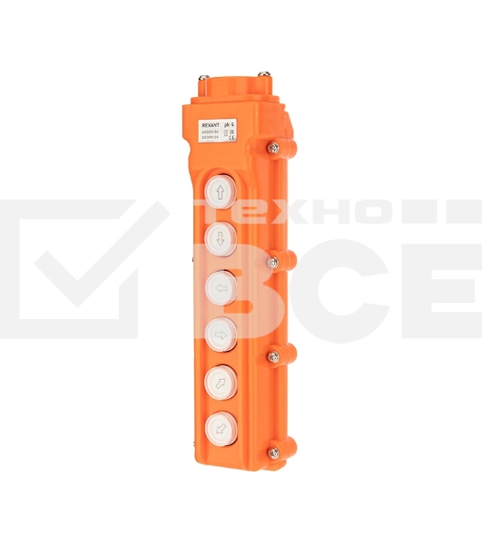 Пульт кнопочный Rexant ПK-6 на 6 кнопок IP54