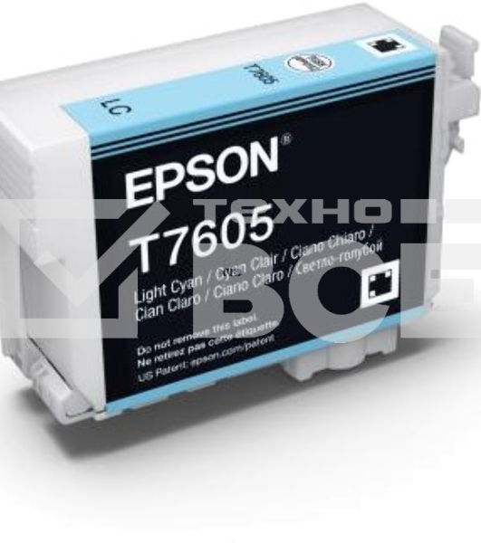 Картридж струйный Epson светло-голубой SC-P600