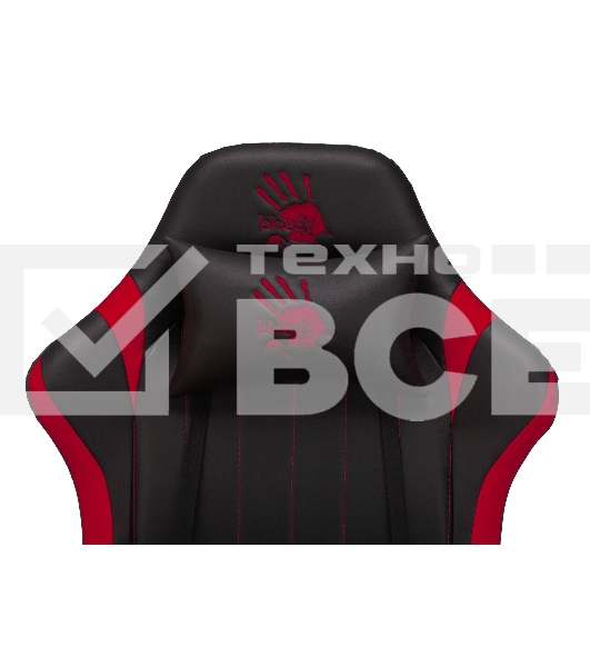 Кресло игровое A4Tech Bloody GC-990 черный/красный искусственная кожа крестовина металл
