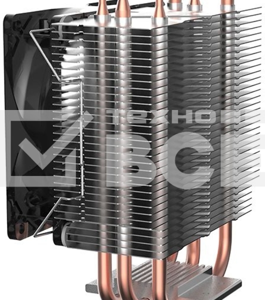 Кулер для процессора DEEPCOOL GAMMAXX 300 FURY серебристый, 95 мм, алюминий/медь, 1800 об/мин, 21 дБ, 4 pin, 130 Вт, 130.5 мм