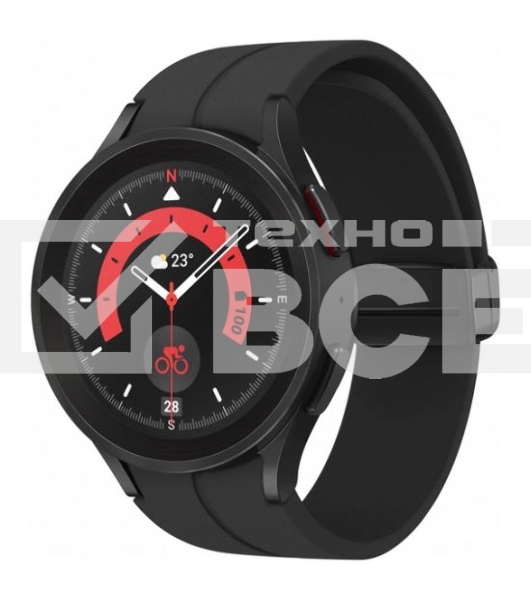 Умные часы Samsung Galaxy Watch 5 Pro 45мм 1.4' AMOLED корп.черный рем.черный (SM-R920NZKAMEA)