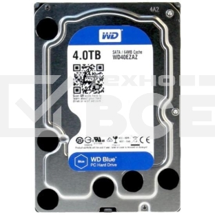 Жесткий диск Western Digital  SATA 4TB 6GB/S 256MB BLUE WD40EZAX