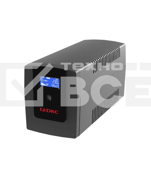 Источник бесперебойного питания ИБП Info LCD 1500В.А Schuko (3) USB + RJ45 DKC INFOLCD1500S