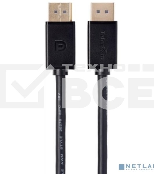 Кабель соединительный Telecom TCG715-5M DP-DP 1.2V 4K@60Hz 5м, медь