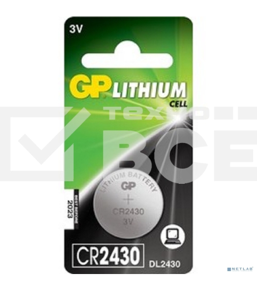 Батарея GP CR2430-2C1 10/600