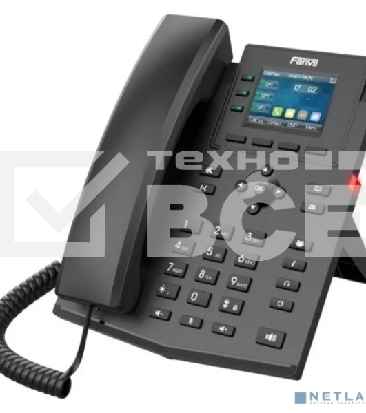 Телефон IP Fanvil X303W черный