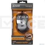 Мышь проводная A4Tech N-500F серый глянец/черный, 1200 dpi, USB, кнопки - 4, фото4
