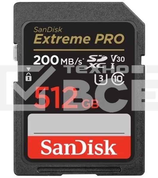 Карта памяти SANDISK SDXC 512GB UHS-1 SDSDXXD-512G-GN4IN