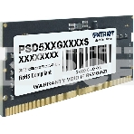 Оперативная память Patriot Signature, DDR5, 8GB (1x8 GB), 5600 MHz, CL46, SO-DIMM, фото4