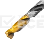 Сверло спиральное по металлу 11 x 142мм, Р6М5, Golden Tip, многогранная заточка Denzel, фото4