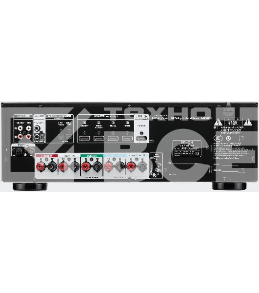 Ресивер AV Denon AVR-X580BT, 5.2, черный