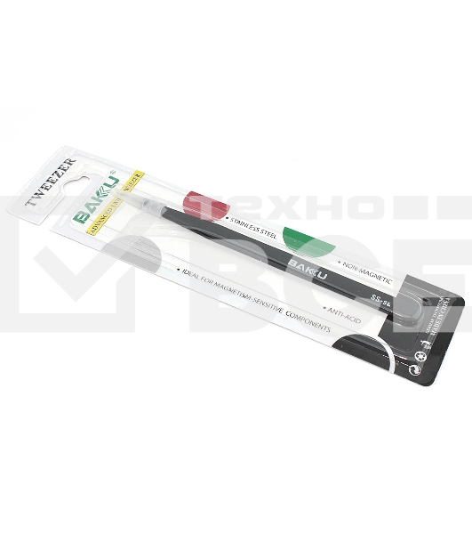 Пинцет BAKU White Card Series SS-SA