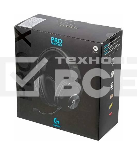 Гарнитура Logitech Headset PRO X LIGHTSPEED Wireless Gaming черный
