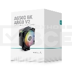 Кулер для процессора DEEPCOOL AG500 BK ARGB V2 черный 120мм алюминий+медь 1900rpm 29.4db 40pin 240W 160мм, фото11