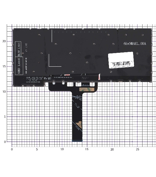 Клавиатура для ноутбука Lenovo ThinkBook 14 G7 ARP черная