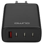 Сетевое зарядное устройство Qumo Energy Charger GaN PD 100 Вт, USB-A + 3 USB Type-C, (0100), черный, фото5