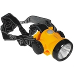 Фонарь аккумуляторный налобный Космос 1Вт LED+3Вт COB LED Li-ion 18650 800 мАч корпус ABS-пластик USB-шнур регулируемый эласт. ремешок, фото3