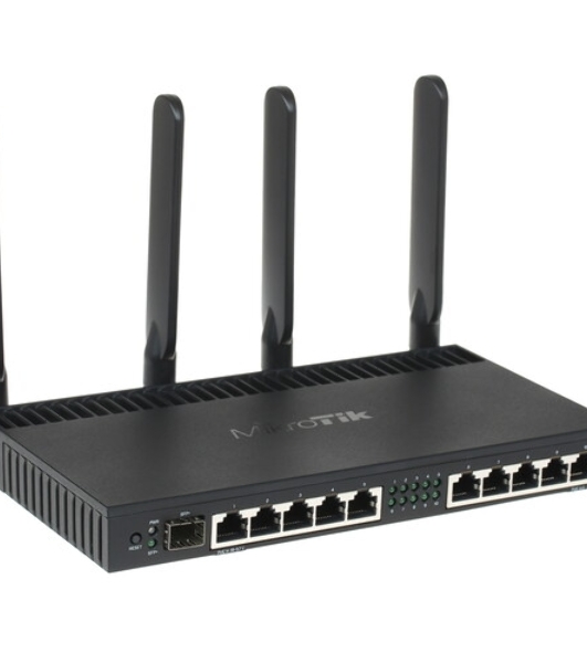 Маршрутизатор MIKROTIK RB4011iGS+5HacQ2HnD-IN 10x10/100/1000 LAN, 1 SFP+, 2,4Ghz/5Ghz, 802.11a/b/g/n/ac