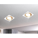 Светильник Ambrella light TN51916 WH/GD белый/золото GX53 max 12W 115*115*23, фото3