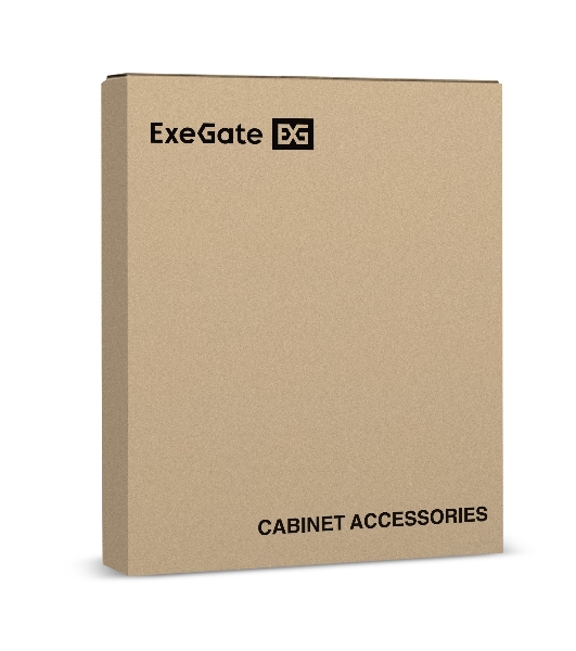 Полка выдвижная 19' ExeGate ECSS-FS800-B (перфорированная, глубина 475мм, крепление 19' 1U, для напольных шкафов и стоек глубиной 800мм/1000мм, нагрузка до 40кг, цвет черный RAL 9004)