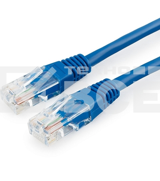 Патч-корд UTP Cablexpert кат.5e 0.25м, литой, многожильный (синий)