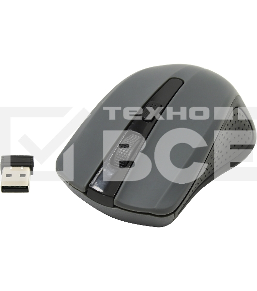Мышь беспроводная Defender Accura MM-935 серый, 1600 dpi, радиоканал, USB, кнопки - 4