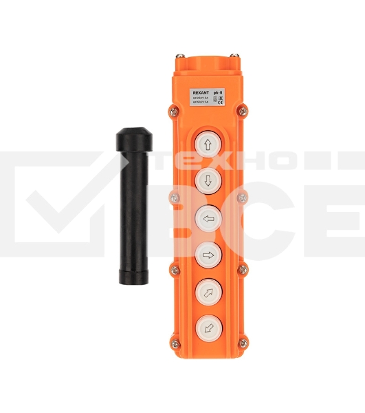 Пульт кнопочный Rexant ПK-6 на 6 кнопок IP54