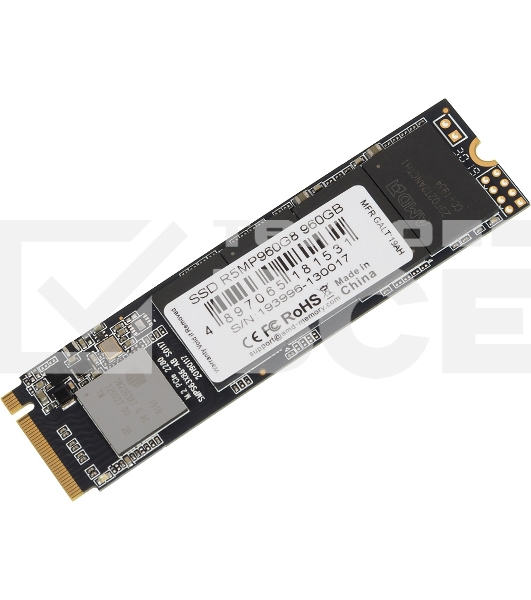 Накопитель SSD AMD Radeon R5MP960G8, 960Gb, M.2 2280, PCIe 3.0 x4, NVMe, R/W 2100/1900