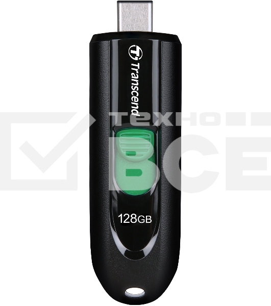 Флеш диск Transcend USB 128GB JETFLASH 790C USB3.2, Type-C, Black
