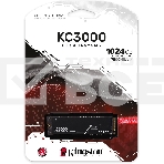 Накопитель SSD Kingston KC3000, 1TB, M.2 2280, PCIe 4.0 x4, R/W 7000/6000, с радиатором., фото7