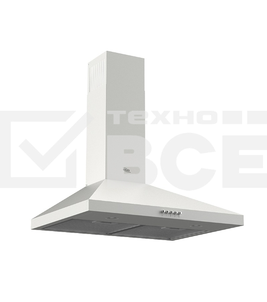 Вытяжка каминная Oasis KB-60W белый, 60 см, 650 м³/ч, 44 дБ